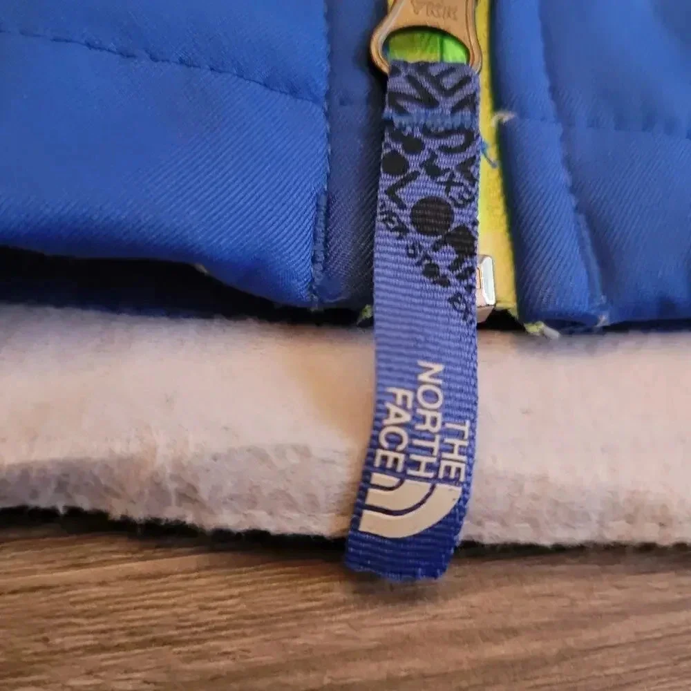 The North Face Boys Windwall Full Zip Fleece Line XL 18-20 Polyester Jacket Blue